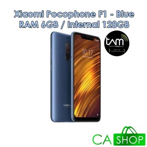 Xiaomi Pocophone F1 6 128 Blue Tam Resmi New Harga Reseler Modal Tokopedia