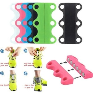 Zubits Magnet Pengikat Tali Sepatu Size 2 Hitam Putih Abu Biru Coklat Pink Tokopedia