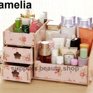 Terlaris Pink Flower Rak Kosmetik Mini Cosmetic Storage Mini Rkm25 Tokopedia