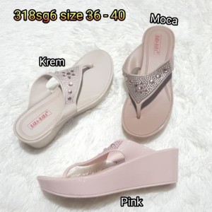 Wedges Sandal Wedges Sendal Wedge Sepatu Sandal Wanita Tokopedia