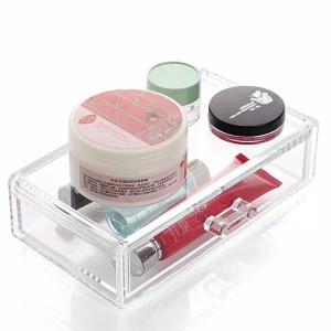 Tempat Rak Kosmetik Perhiasan Akrilik Putar Makeup Organizer Tokopedia