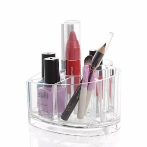 Tempat Rak Kosmetik Perhiasan Akrilik Putar Makeup Organizer Tokopedia