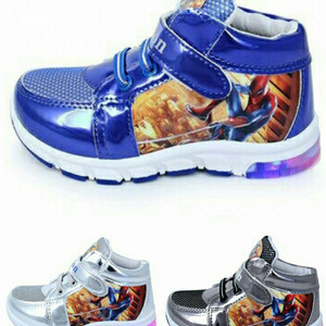 Sepatu Anak Spiderman Import Led Lampu Murah Sepatu Anak Laki Sepatu Anak Karakter Sepatu Sekolah Tokopedia