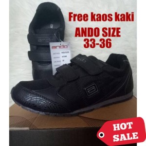 Sepatu Sekolah Ando V Kool Tali Sepatu Anak Perempuan Sepatu Sekolah Sd Sepatu Kets Tokopedia