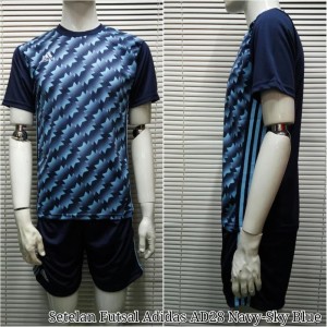 Baju Stelan Futsal Dewasa Adidas Ad 28 Biru Tokopedia