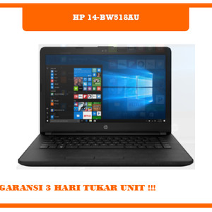 Hp 14 Bw518au Black Tokopedia