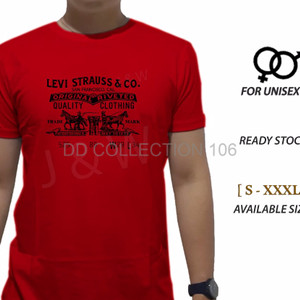 Kaos Baju Levis Distro Limited Edition Merah2 Exclusive Jeryhansen Tokopedia