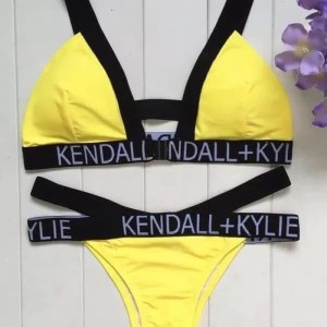 Bikini Monokini Swimsuit Kuning S Harga Promo Tokopedia