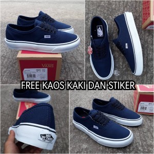 Vans Authentic Dress Blue Waffle Icc Bnib Original Tokopedia