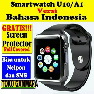 Jam Tangan Hp Multi Fungsi U10 Bhs Indo Tokopedia