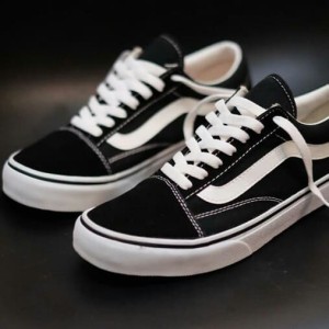 Vans Old Skool Black White Dt Original Tokopedia