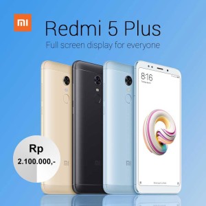 Redmi 5 Plus Ram 4 Rom 64 Giga Tokopedia