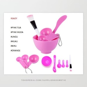 Mangkok Masker Kosmetik Warna Mask Bowl Biru Tokopedia