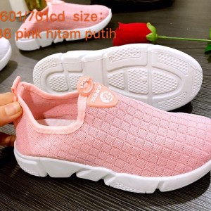 Sepatu Slip On Anak Wanita Sepatu White Waffle Hc Sepatu Sekolah Sepatu Gaya Tokopedia