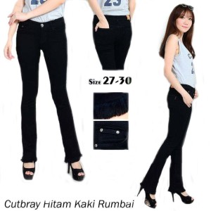 Celana Jeans Cutbray Wanita Celana Panjang Cewek Tokopedia