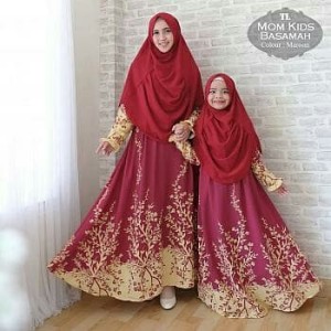 Baju Gamis Couple Ibu Dan Anak Tokopedia