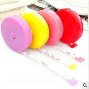 Meteran Baju Tubuh Gulung Putar Mini Tarik Candy Colour 150 Cm Tokopedia