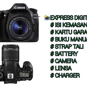 Canon Eos 80d Kit 18 55mm Tokopedia