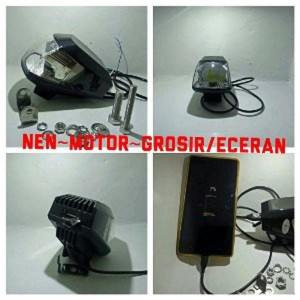 Lampu Tembak Led Rtd Plus Charger Hp Tokopedia
