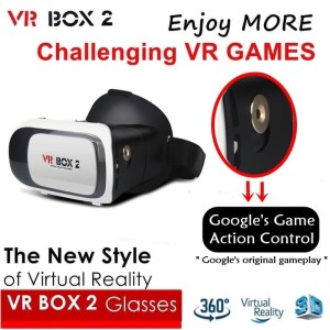 Vr Box Cardboard Virtual Reality Gear Second Generation Hp Smartphone Home Theater Imax Goggle Kacamata Vr Tokopedia