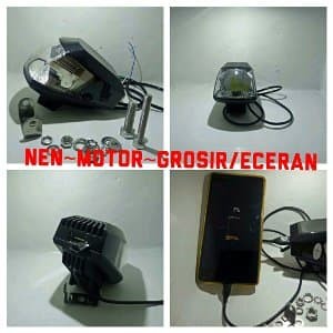 Lampu Tembak Led Rtd Plus Charger Hp Tokopedia