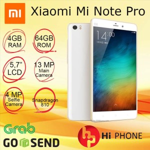 Xiaomi Mi Note Pro Ram 4gb Internal 64gb Garansi Distributor 1 Tahun Tokopedia