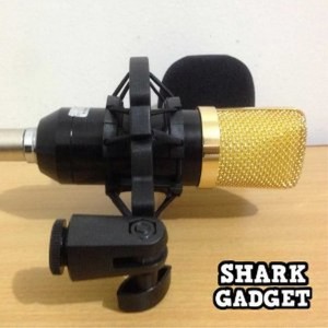 Microphone External Condenser Studio For Hp Laptop Pc Komputer Mic Kabel Smule Plus Busa Mic Tokopedia