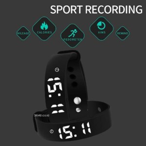 Jam Tangan Pedometer Led Tracker Fitness Canggih Anti Air Outdoor Jam Tangan Skmei Original Tokopedia