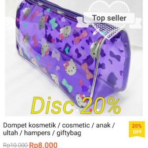 Dompet Pouch Mika Untuk Goody Bag Hampers Kosmetik Organizer Tokopedia