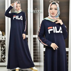 Baju Muslim Dress Fila Tokopedia