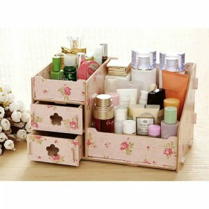 Desktop Storage Rak Kosmetik Makeup Tempat Perlengkapan Make Up Tokopedia