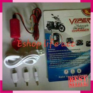 Casan Hp Di Motor Viper Usb Charger Phone Handphone Charger Gps Tokopedia