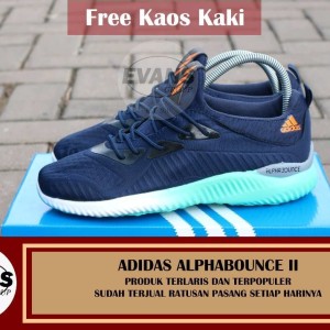 Sepatu Adidas Alphabounce Men New Sport Running Tokopedia
