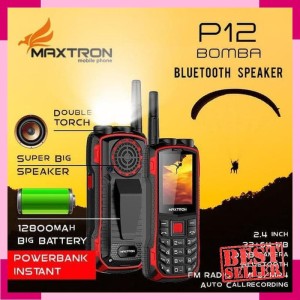 Handphone Maxtron P12 Bomba New Big Speaker Tokopedia