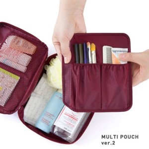 Diskon Tas Kosmetik Travel Organizer Multi Pouch Tokopedia