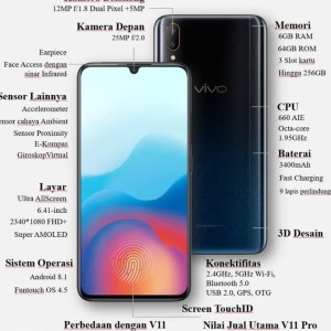 Hp Vivo V11 Pro Terlaris Tokopedia