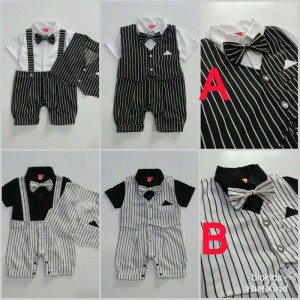 Baju Bayi Laki Laki Tuxedo Bxxberry Suit Tokopedia