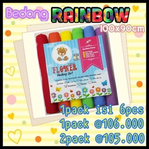 Bedong Bayi Rainbow Soft 100x90cm Harga Murah Tokopedia