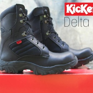 Kickers Delta Boots Safety Ujung Besi Zipper Sleting Toko Gudang Pabrik Shoes Warna Crem Tokopedia