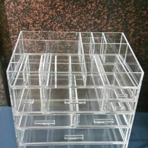 Acrylic Make Up Organizer I3 Tempat Kosmetik Akrilik Tokopedia