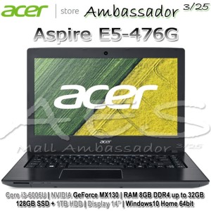 Acer E5 476g Core I3 6006u 4gb 1000gb Nvidia Mx130 2gb Win10 Ori Tokopedia