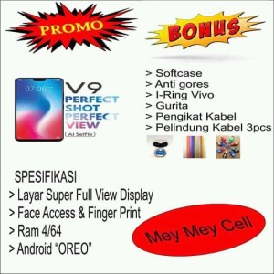 Vivo V9 Rom 64 Ram 4gb Resmi Kredit Ditoko Dp Ringan Tokopedia