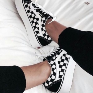 Sepatu Vans Old Skool Checkerboard Tokopedia