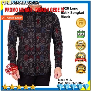 Baju Batik Lengan Panjang Kemeja Batik Seragam Tokopedia