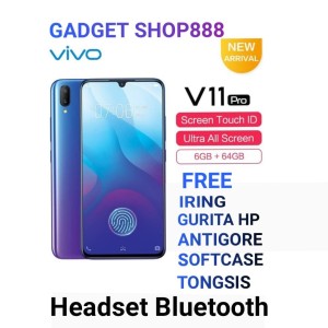 Vivo V11 Ram 6gb Rom 64gb Garansi Resmi Vivo 1tahun Indonesia Tokopedia