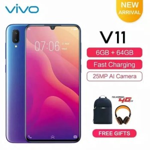 Vivo V11 Blue Tokopedia
