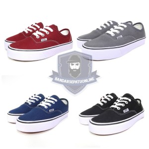 Sepatu Vans Authentic Maroon Tokopedia