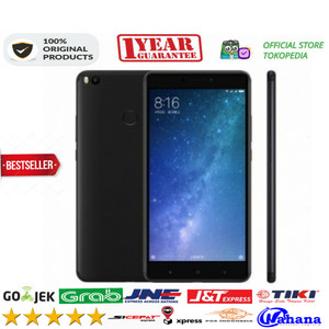 Xiaomi Mi Max 2 64 Gb Smartphone Black Tokopedia