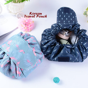 Diskon Korean Travel Pouch Tas Kosmetik Model Serut Tokopedia