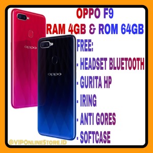 Oppo F9 4 64gb Resmi 1 Tahun Tokopedia